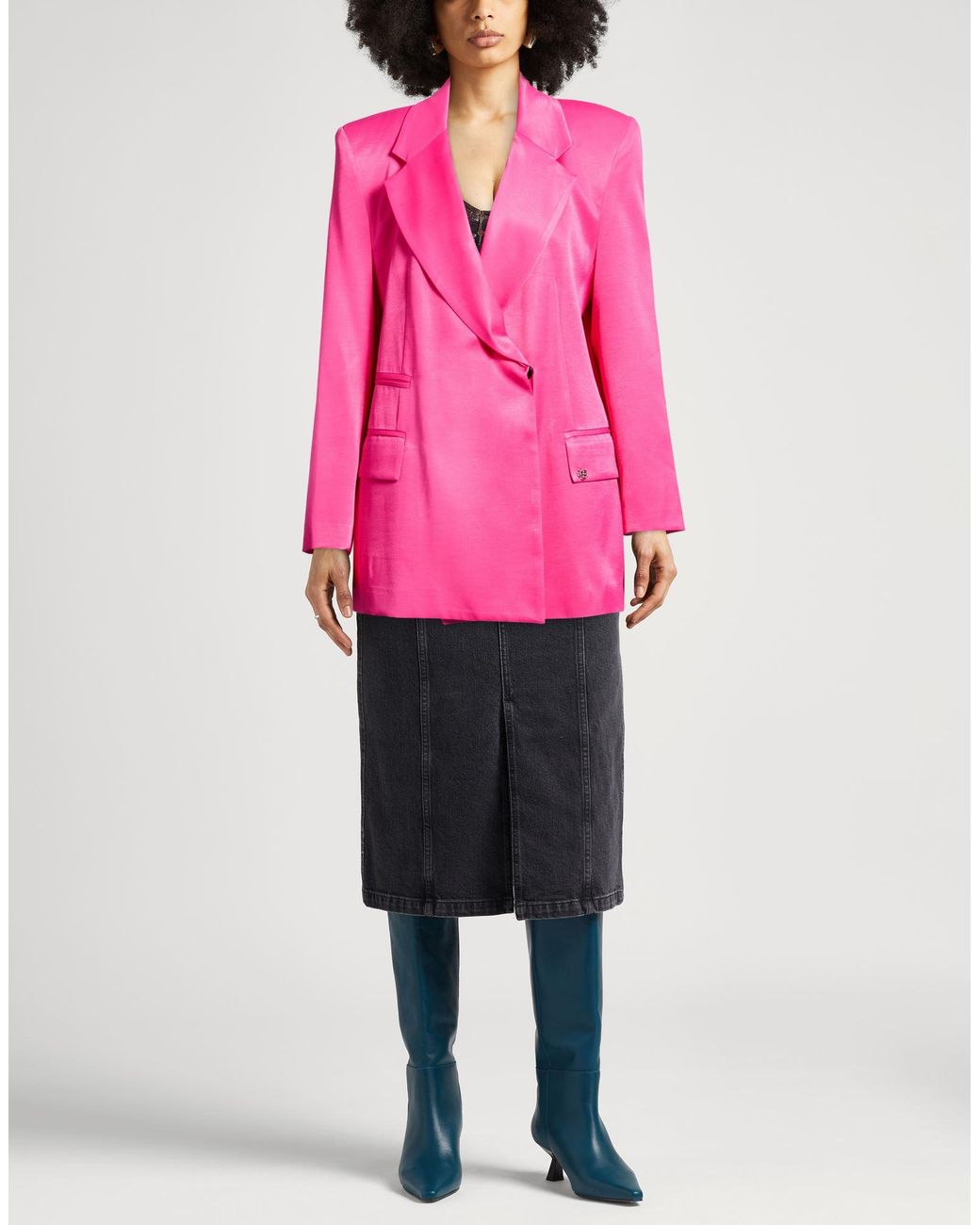 Aniye By Pink Fuchsia Blazer Viscose