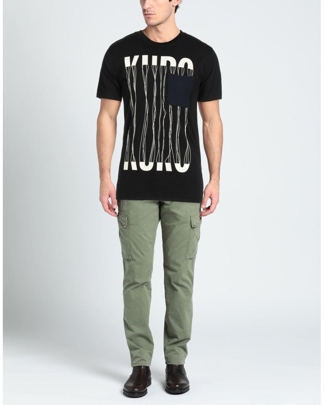 Takeshy Kurosawa Black T-shirt for men