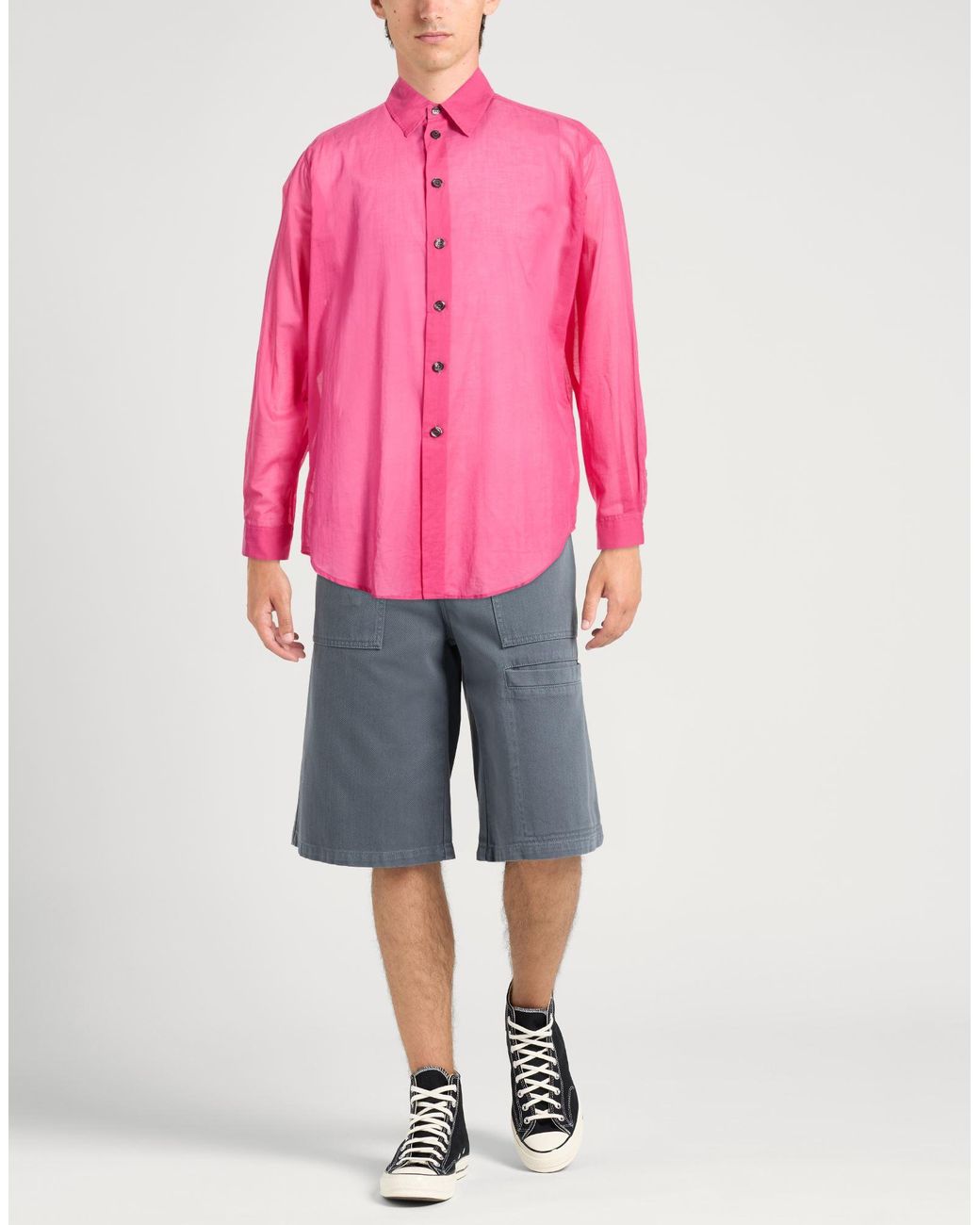 ROLD SKOV Pink Shirts for men