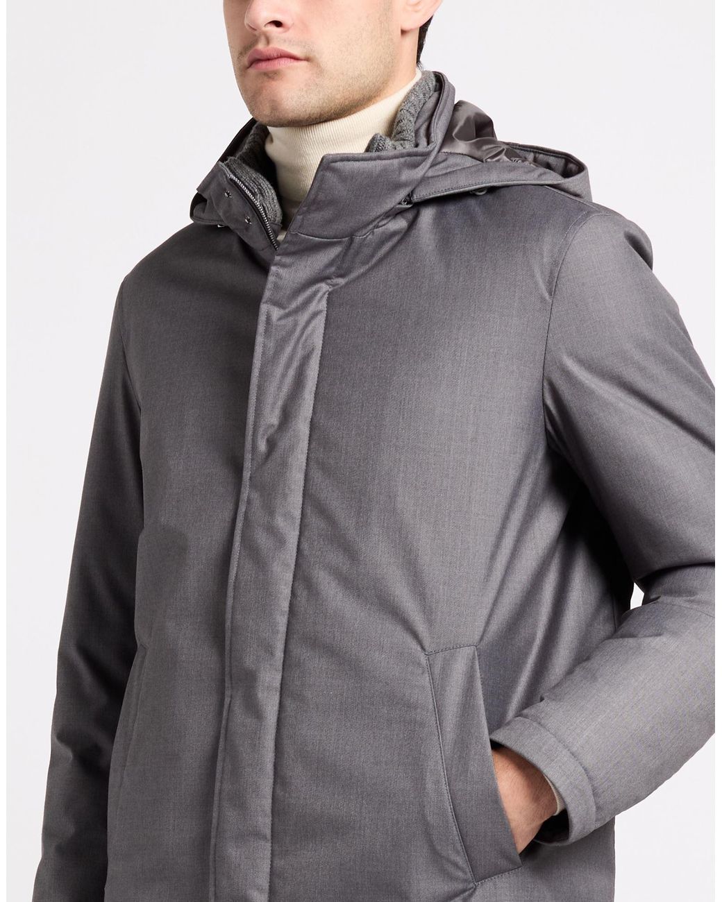Herno Gray Coat for men
