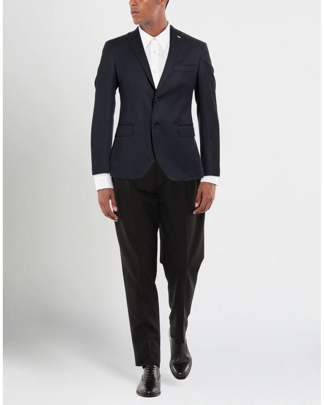 Exte Blue Blazer Wool for men