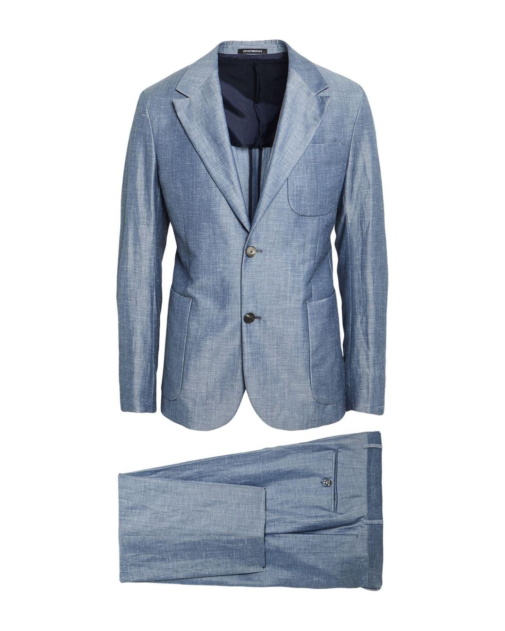 Emporio Armani Blue Suits for men