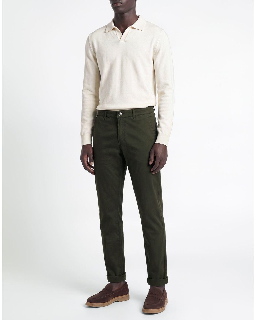 Camouflage AR and J. Black Pants Cotton, Polyester, Elastane for men