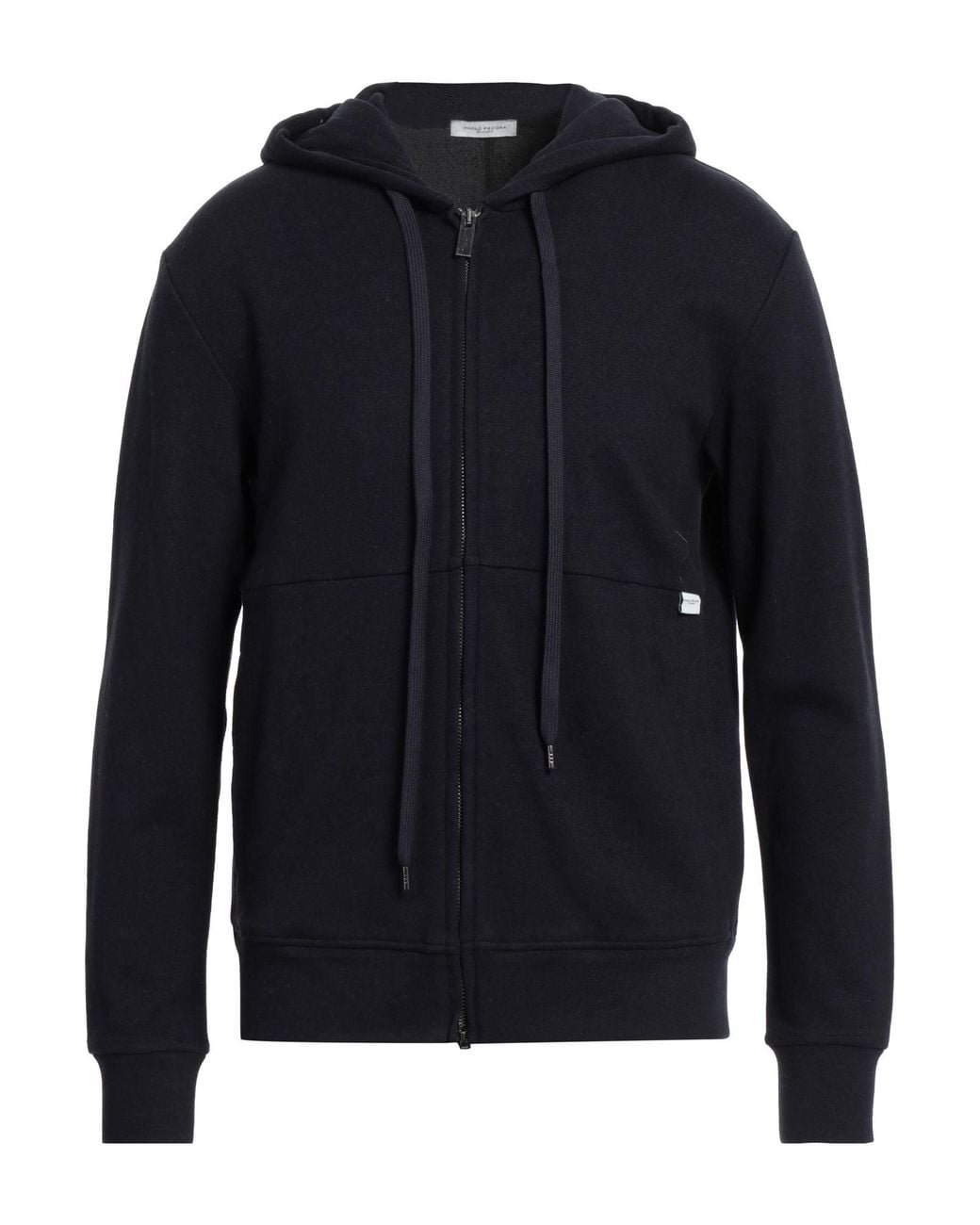 Paolo Pecora Blue Sweatshirt Cotton, Viscose, Polyamide, Elastane for men