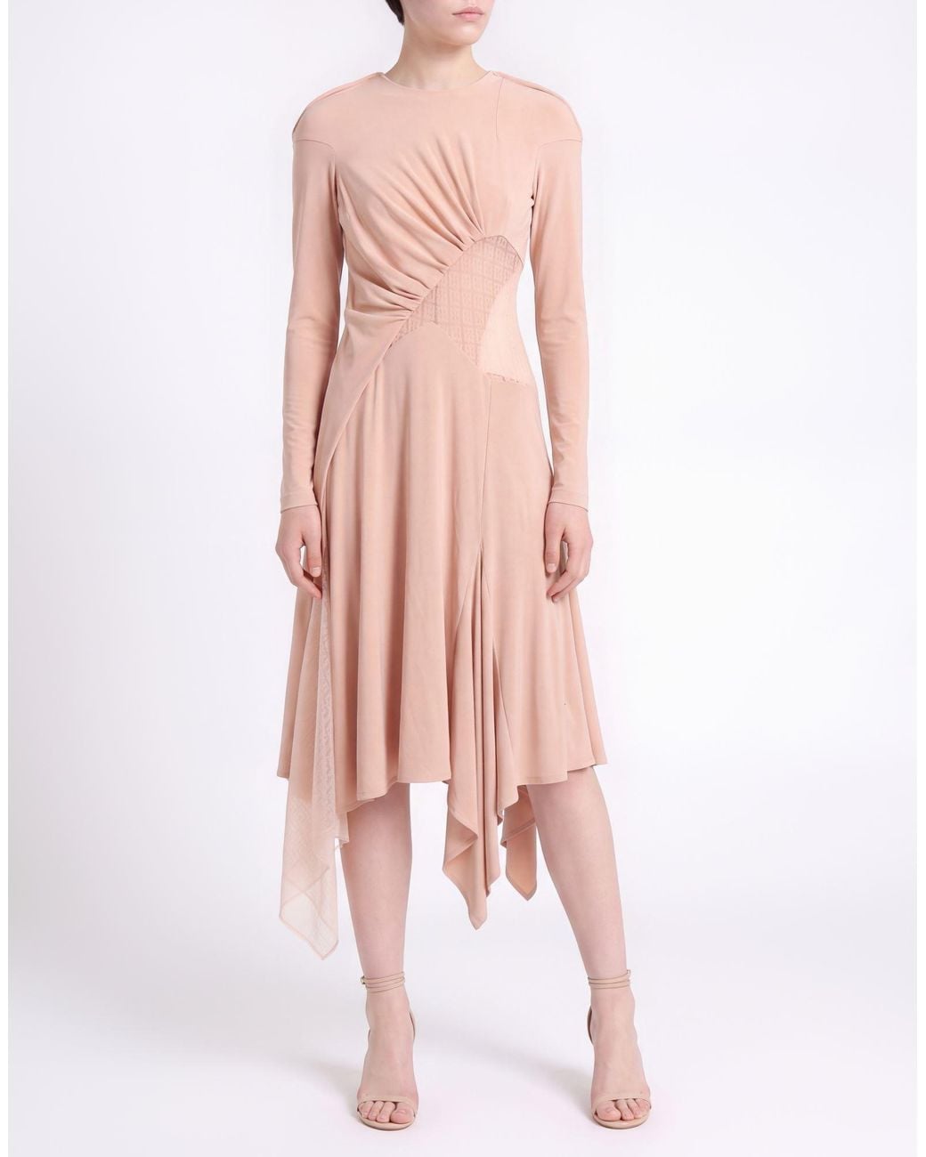Givenchy Pink Midi Dress Viscose