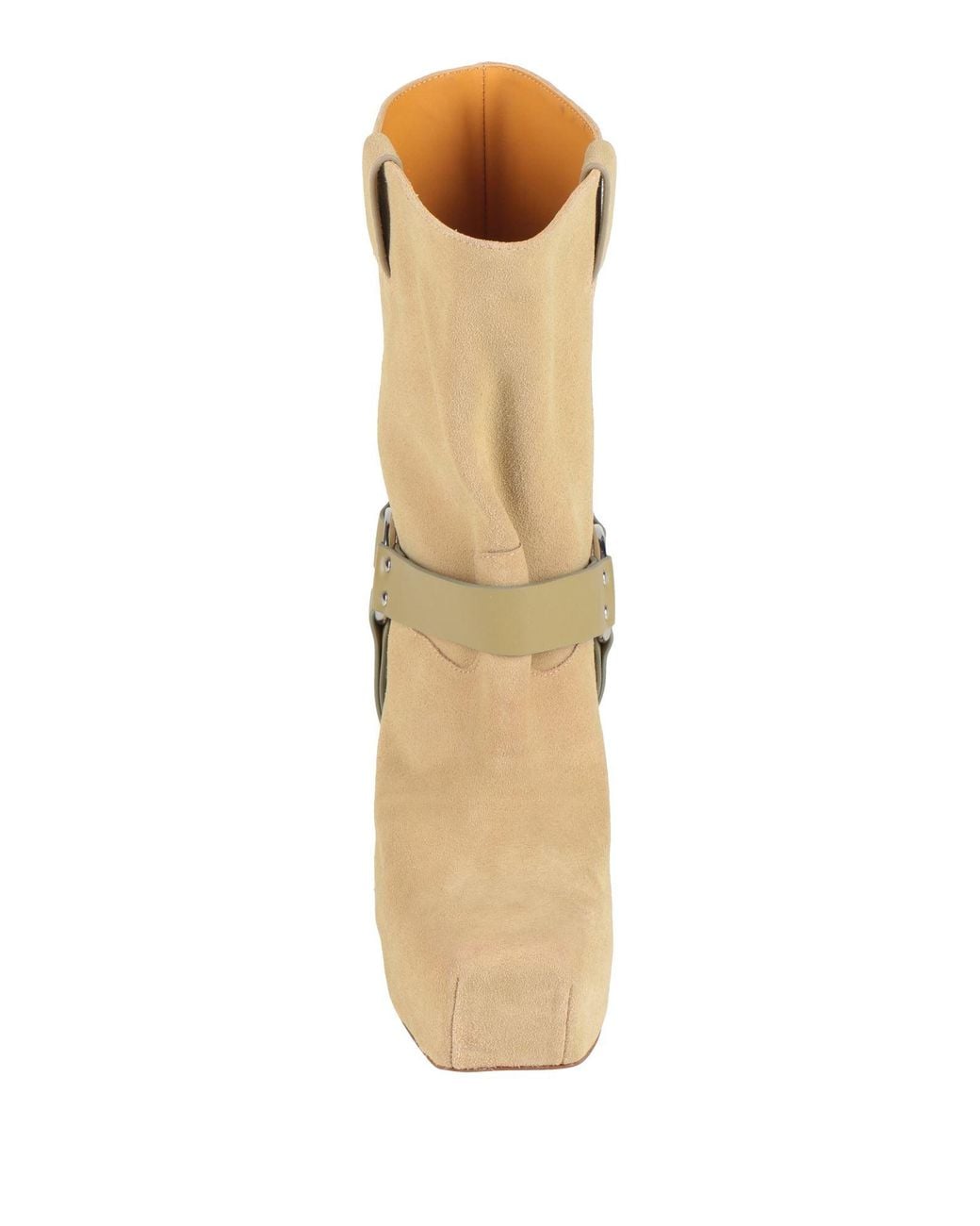R13 Natural Light Ankle Boots Leather