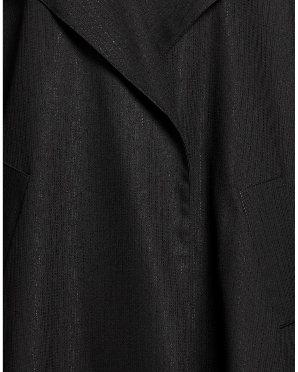 ALESSIA SANTI Black Jacket Polyester, Viscose, Elastane