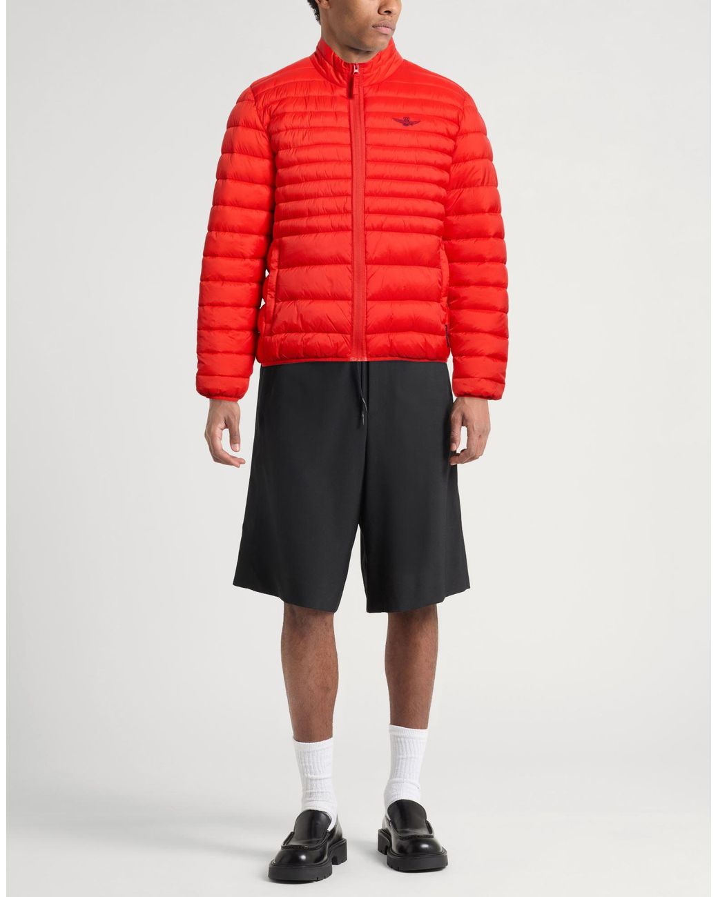 Aeronautica Militare Red Puffer for men