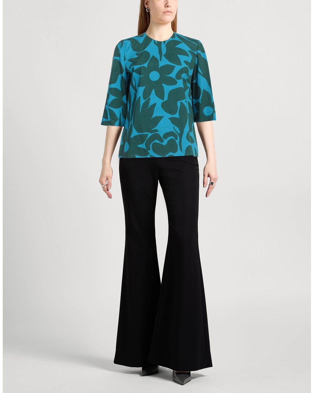 Liviana Conti Blue Azure Top Cotton, Elastane