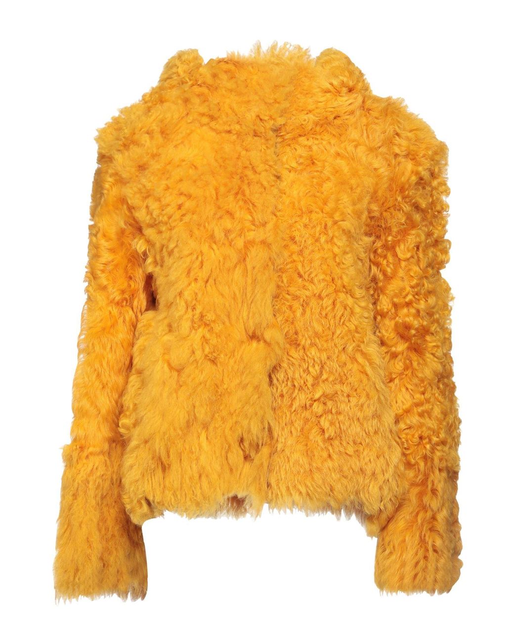 fluffy yellow jacket