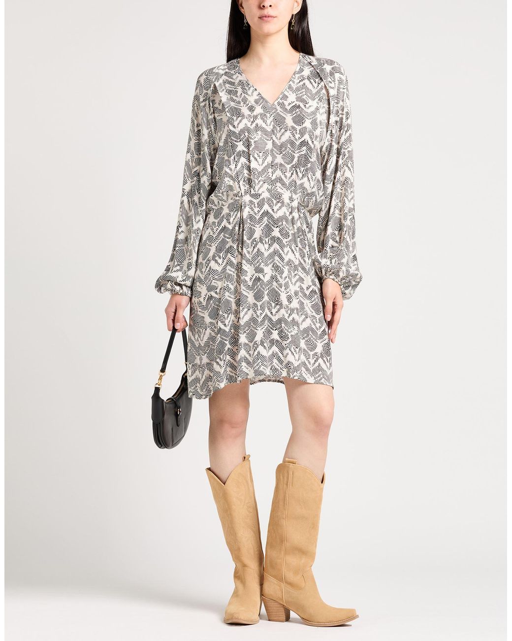 Patrizia Pepe Gray Mini Dress