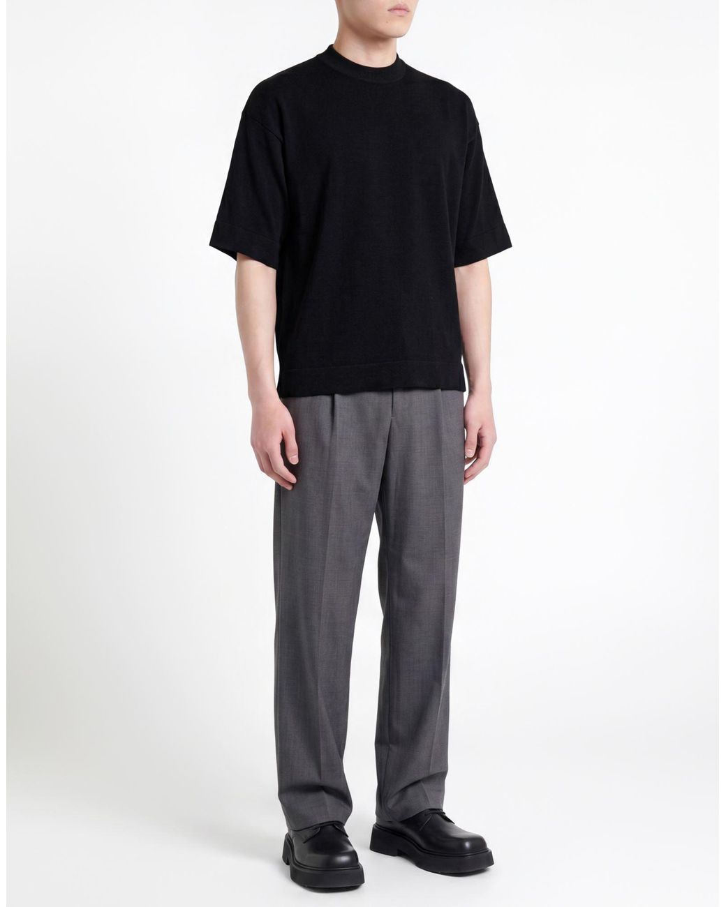 Alpha Studio Black Jumper for men