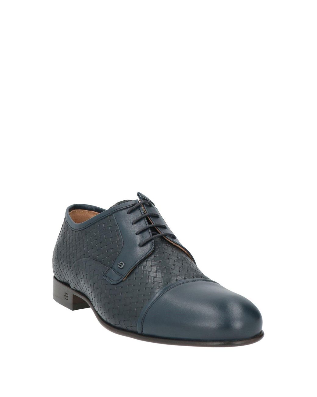 Baldinini Gray Lace-Up Shoes Calfskin for men