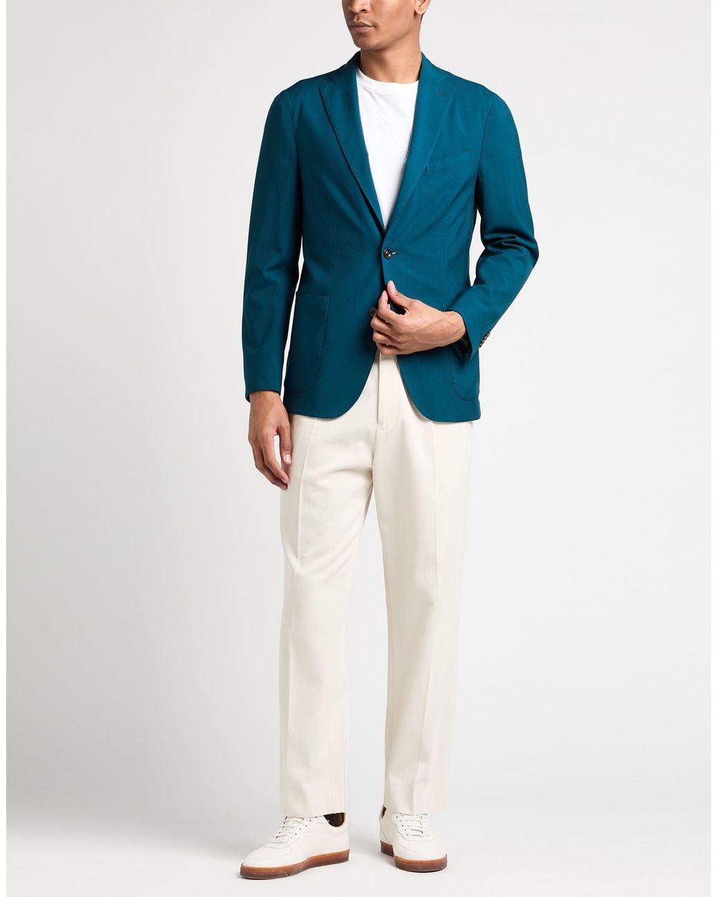 Boglioli Blue Blazers for men