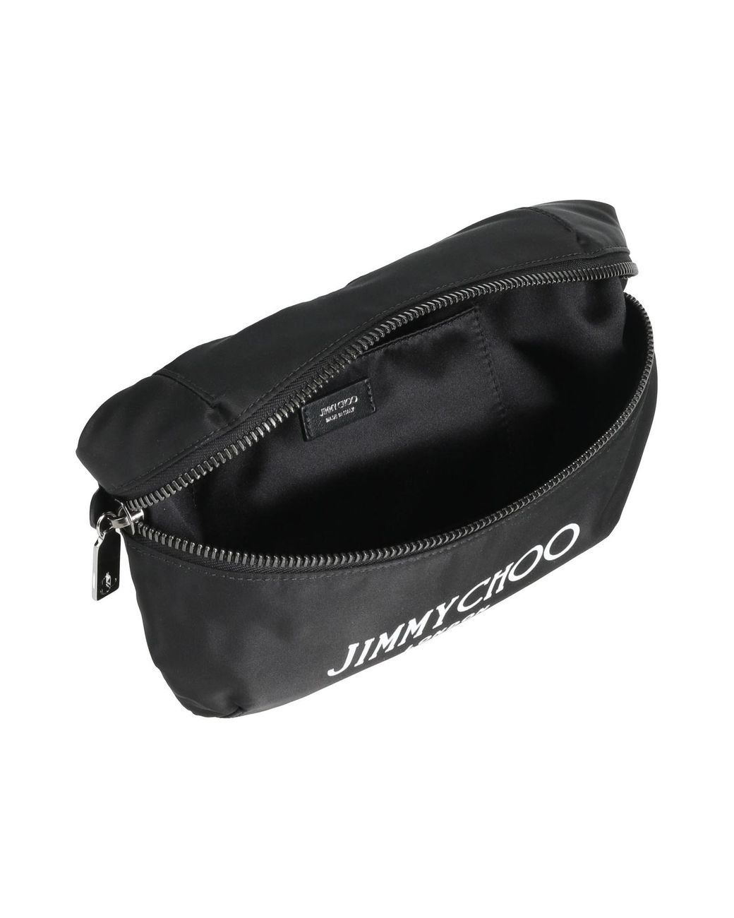 Jimmy Choo Black Belt Bag Textile Fibers for men