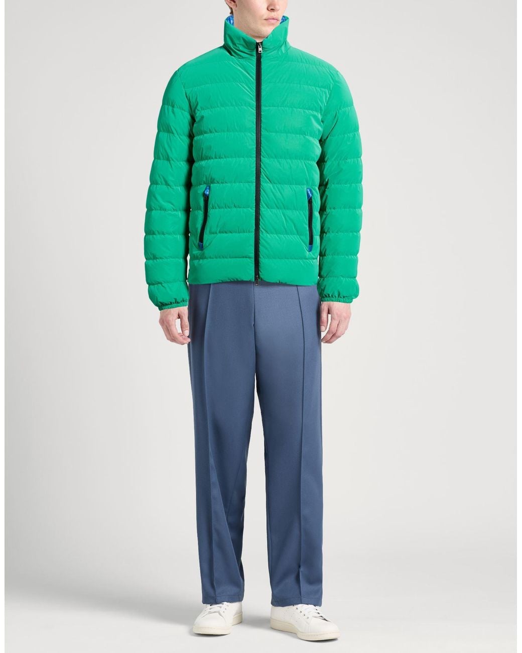 Herno Green Puffer Polyamide for men