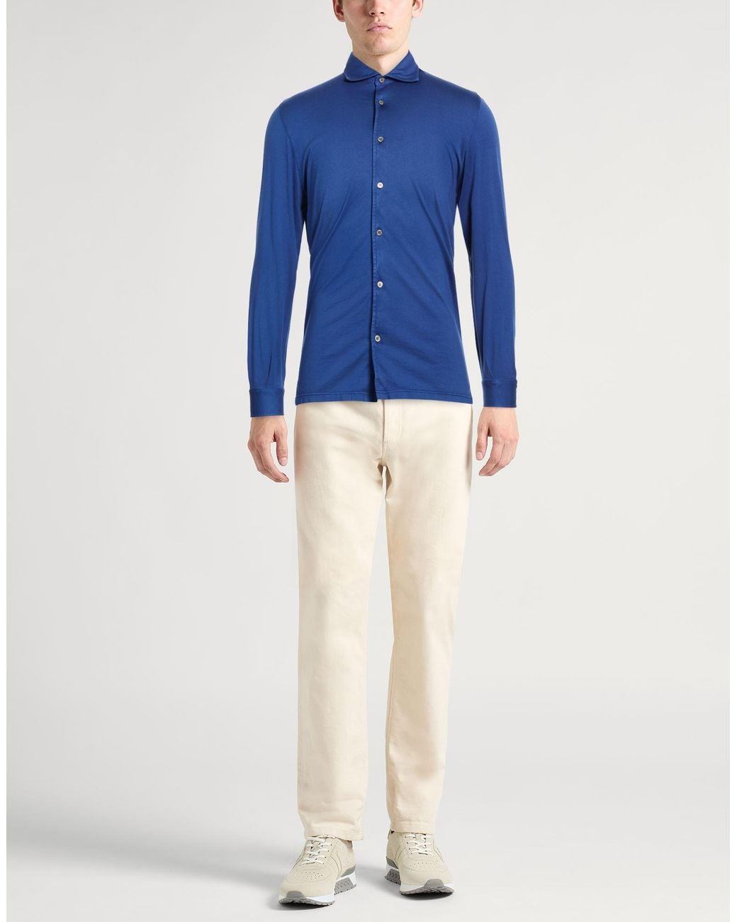 Fedeli Hemd in Blue für Herren