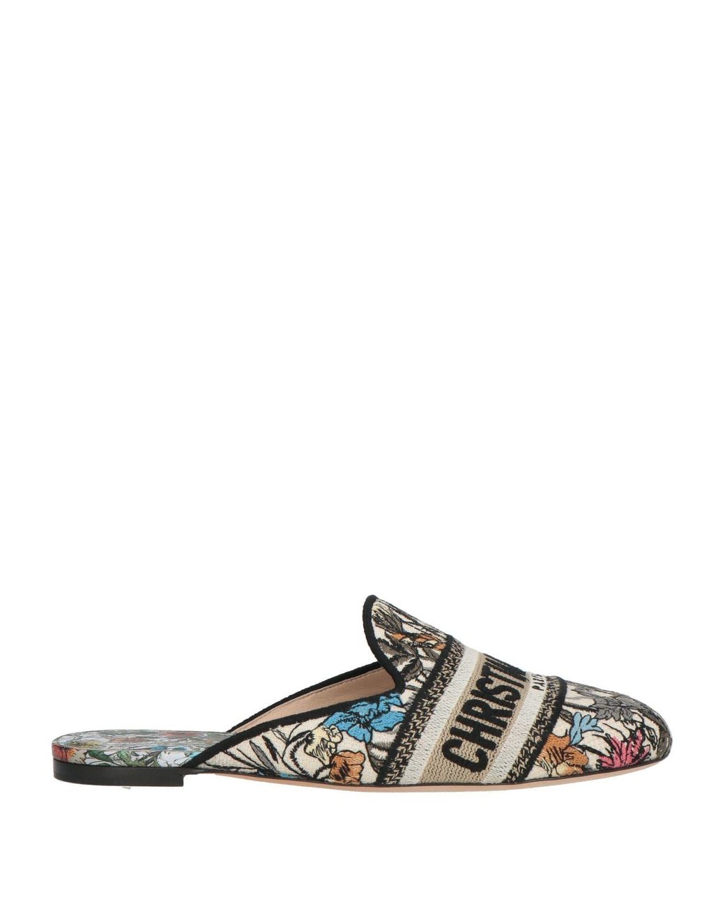 Dior White Mules & Clogs