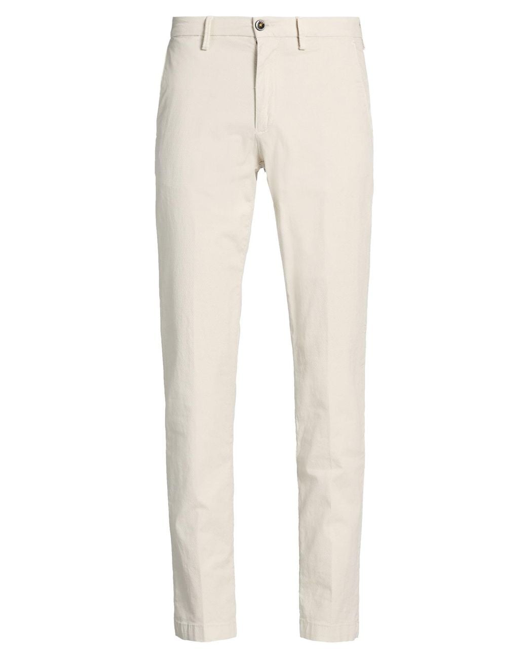 Manuel Ritz Natural Pants Cotton, Elastane for men