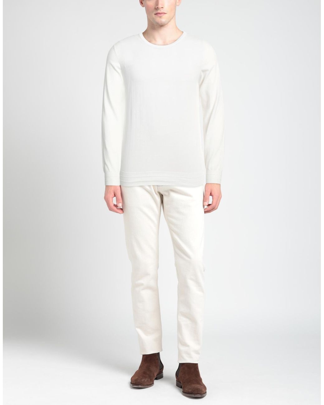 Pullover di AT.P.CO in White da Uomo