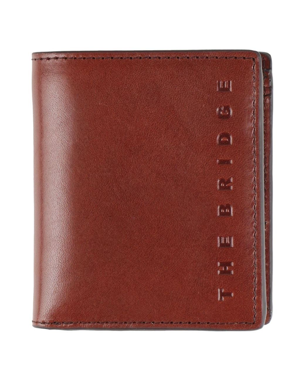 The Bridge Red Wallet Leather for men
