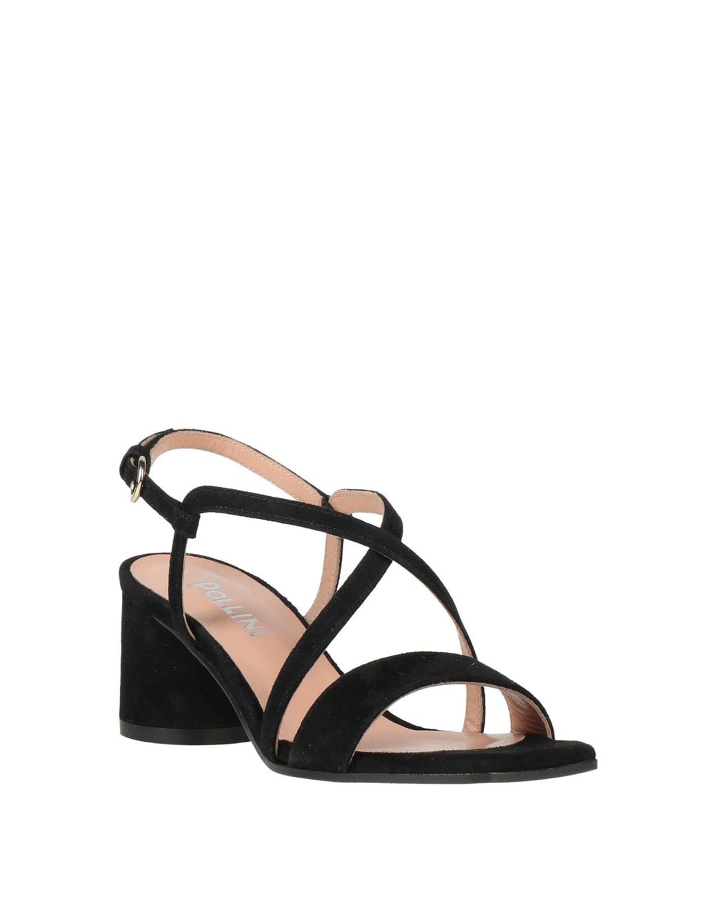 Pollini Black Sandals