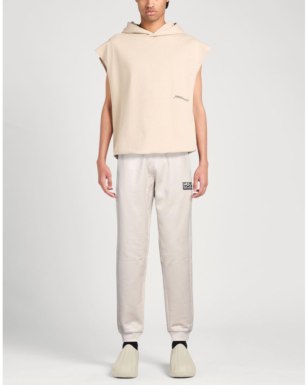 EA7 Natural Pants Cotton, Elastane for men