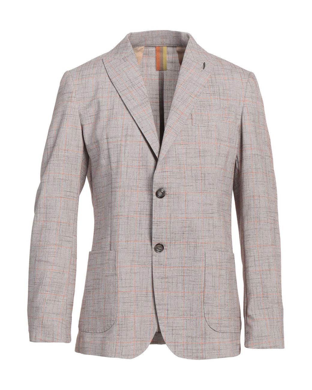 OVER/D Gray Blazer Polyester, Viscose, Elastane for men