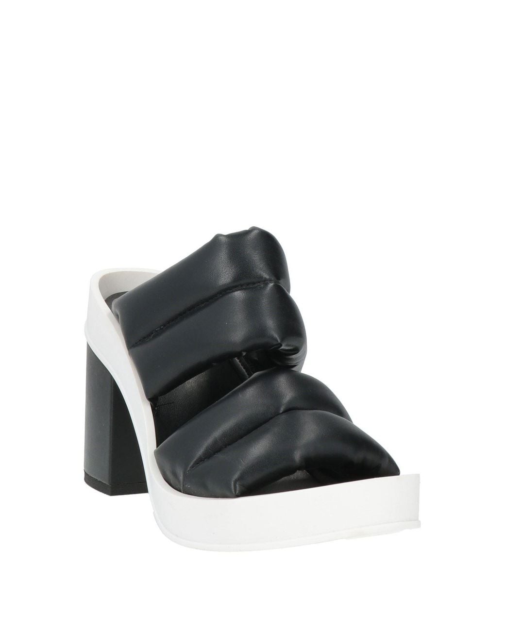 Plan C White Sandals Leather