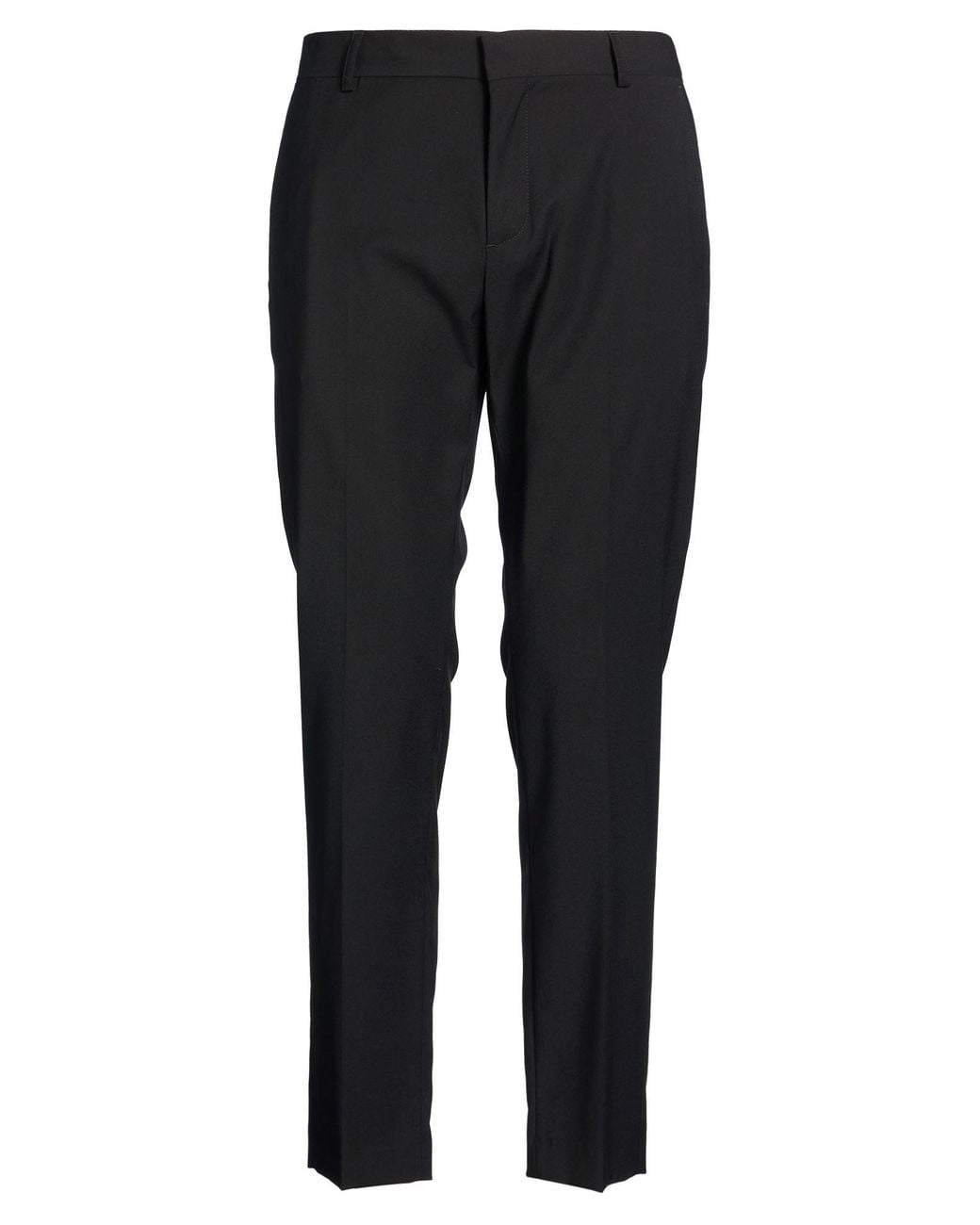 Daniele Alessandrini Black Pants Polyester, Viscose, Elastane for men