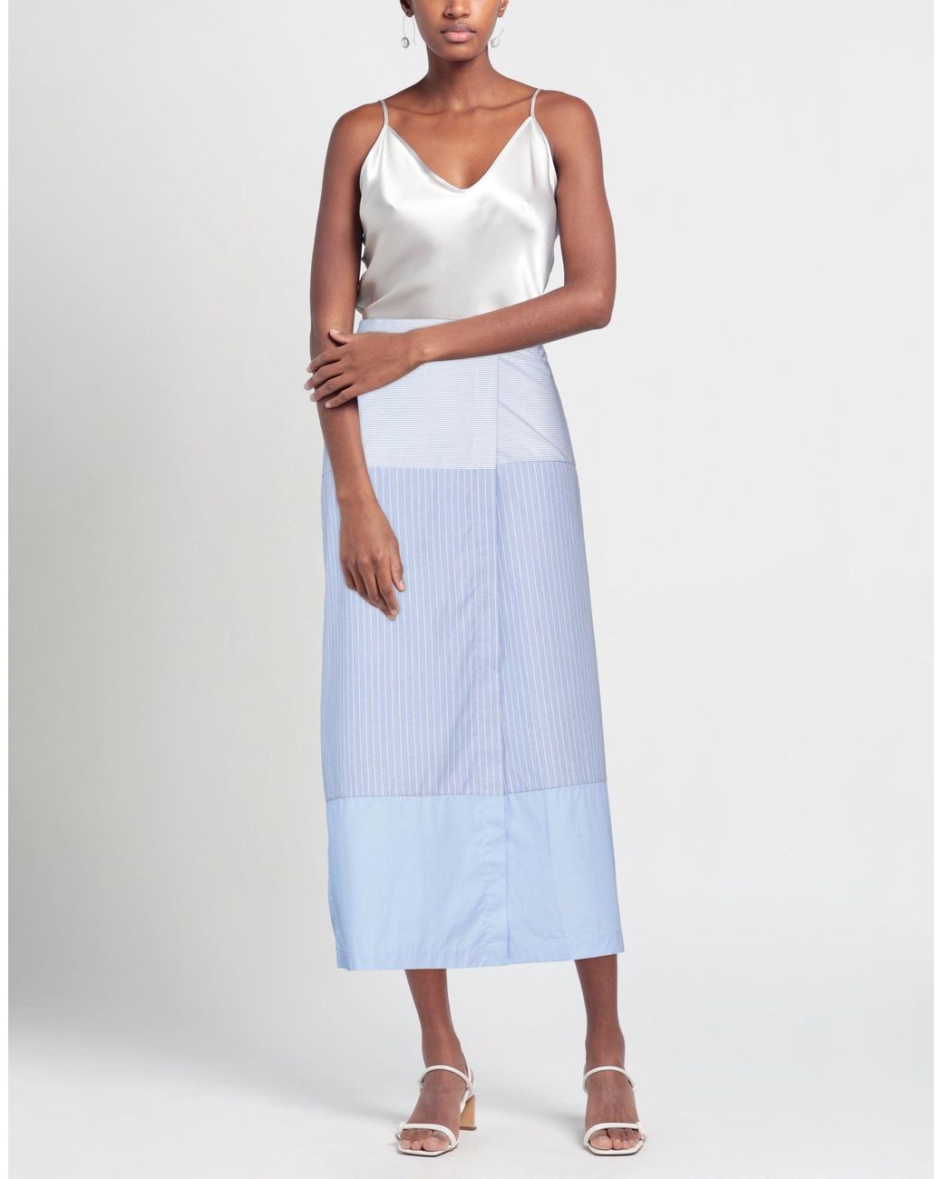 Aspesi Blue Maxi Skirt