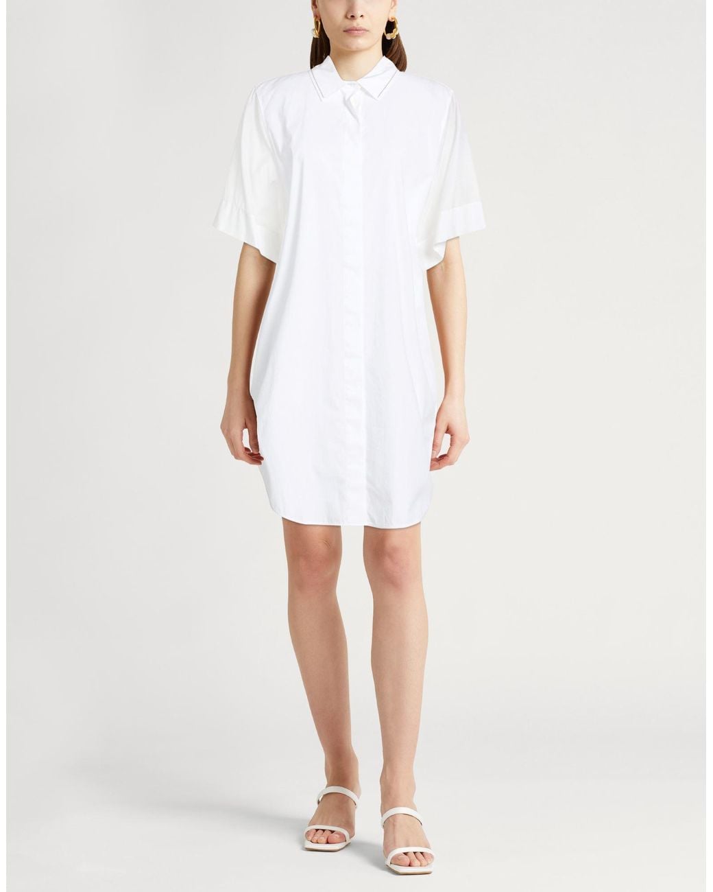 Peserico White Mini Dress