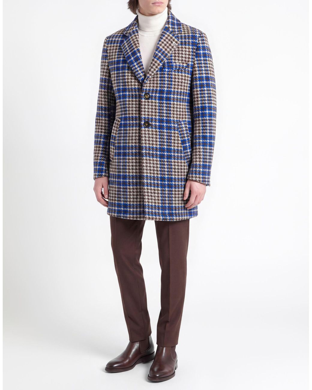 Manuel Ritz Blue Coat for men