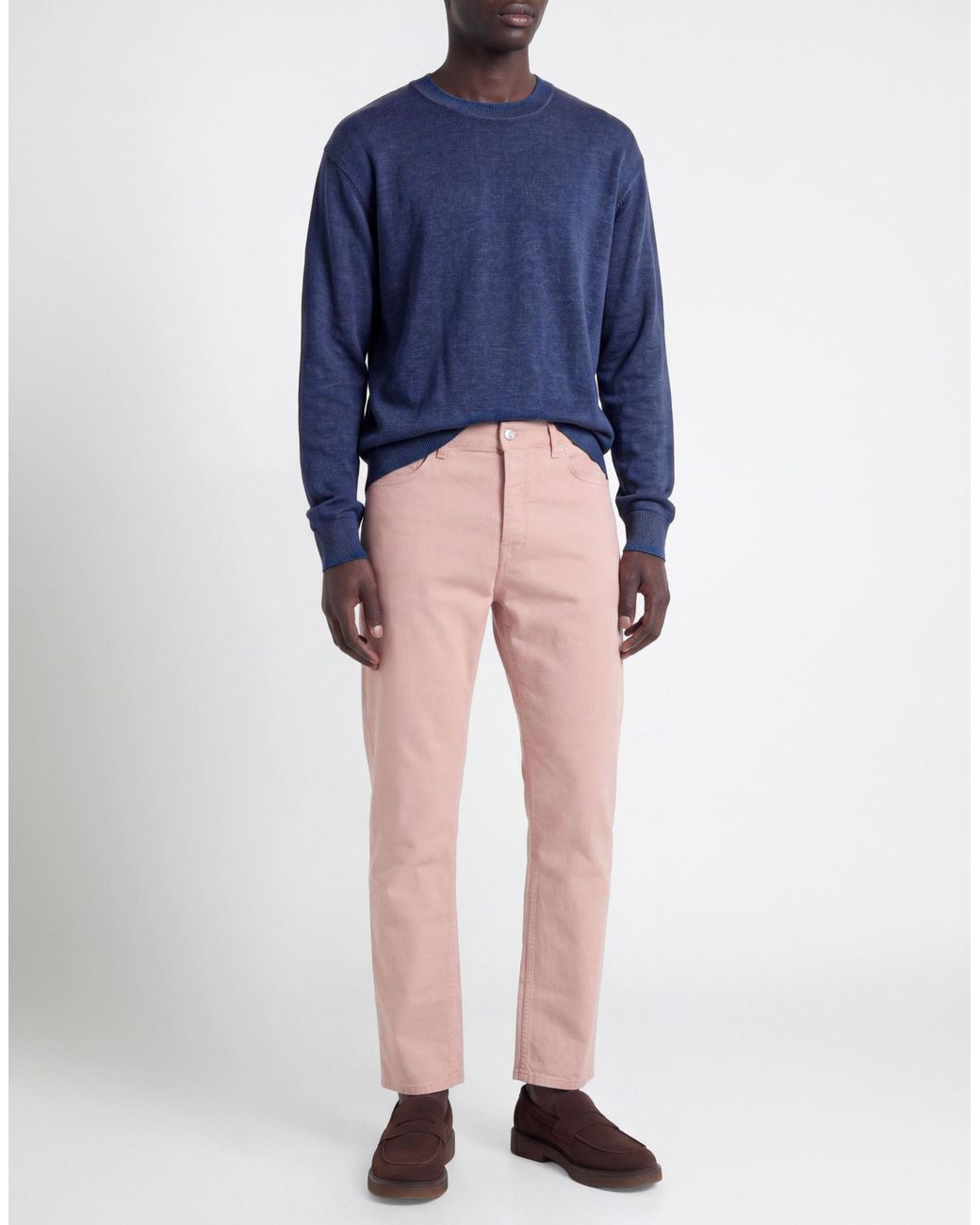 Department 5 Pink Pants Cotton, Elastane for men
