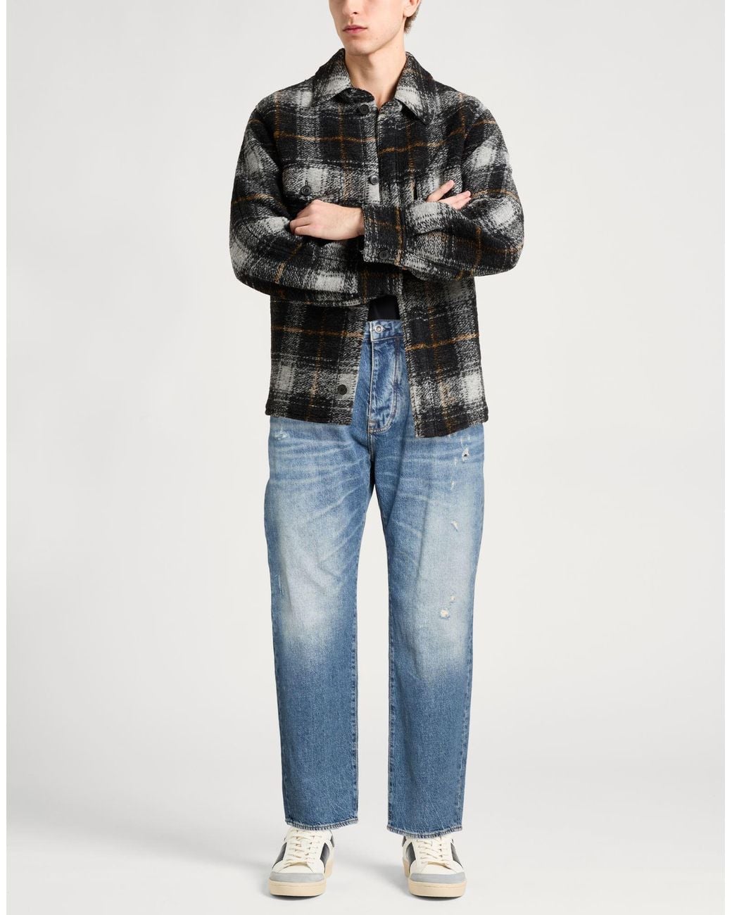 ARMANI EXCHANGE Blue Jeans Cotton, Elastane for men