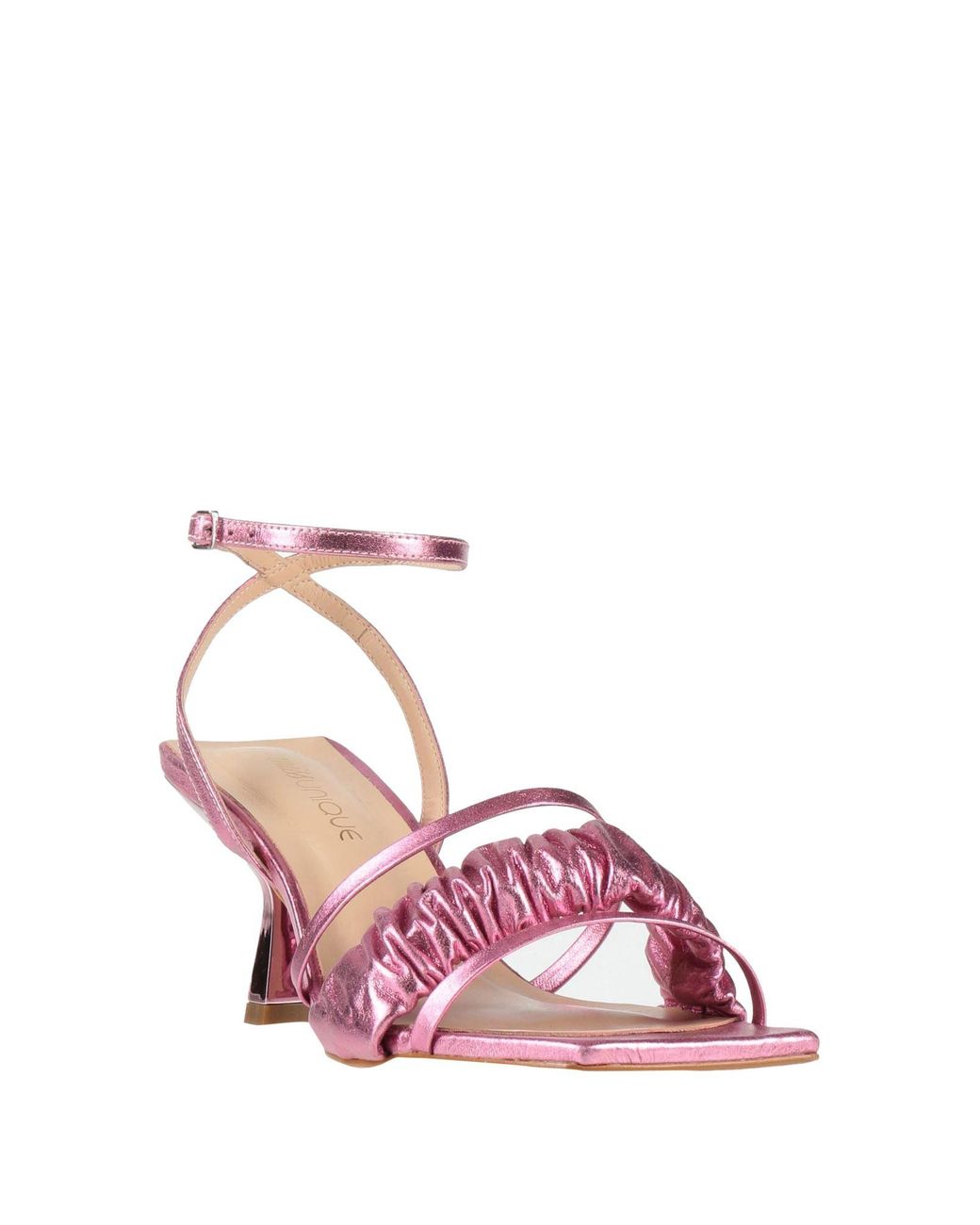 Miss Unique Pink Sandals Leather