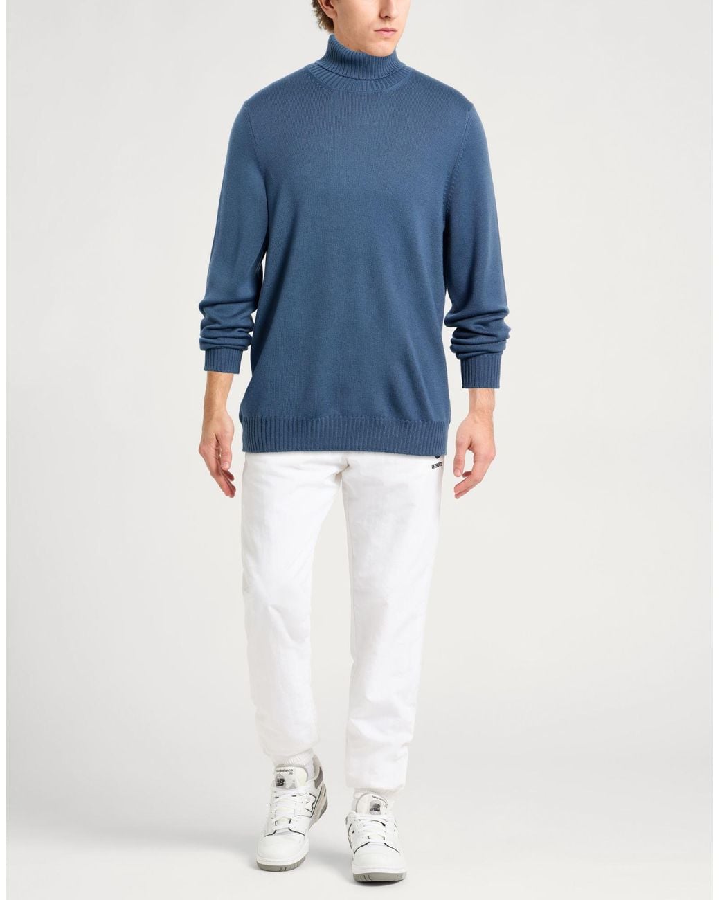Gran Sasso Blue Turtleneck for men