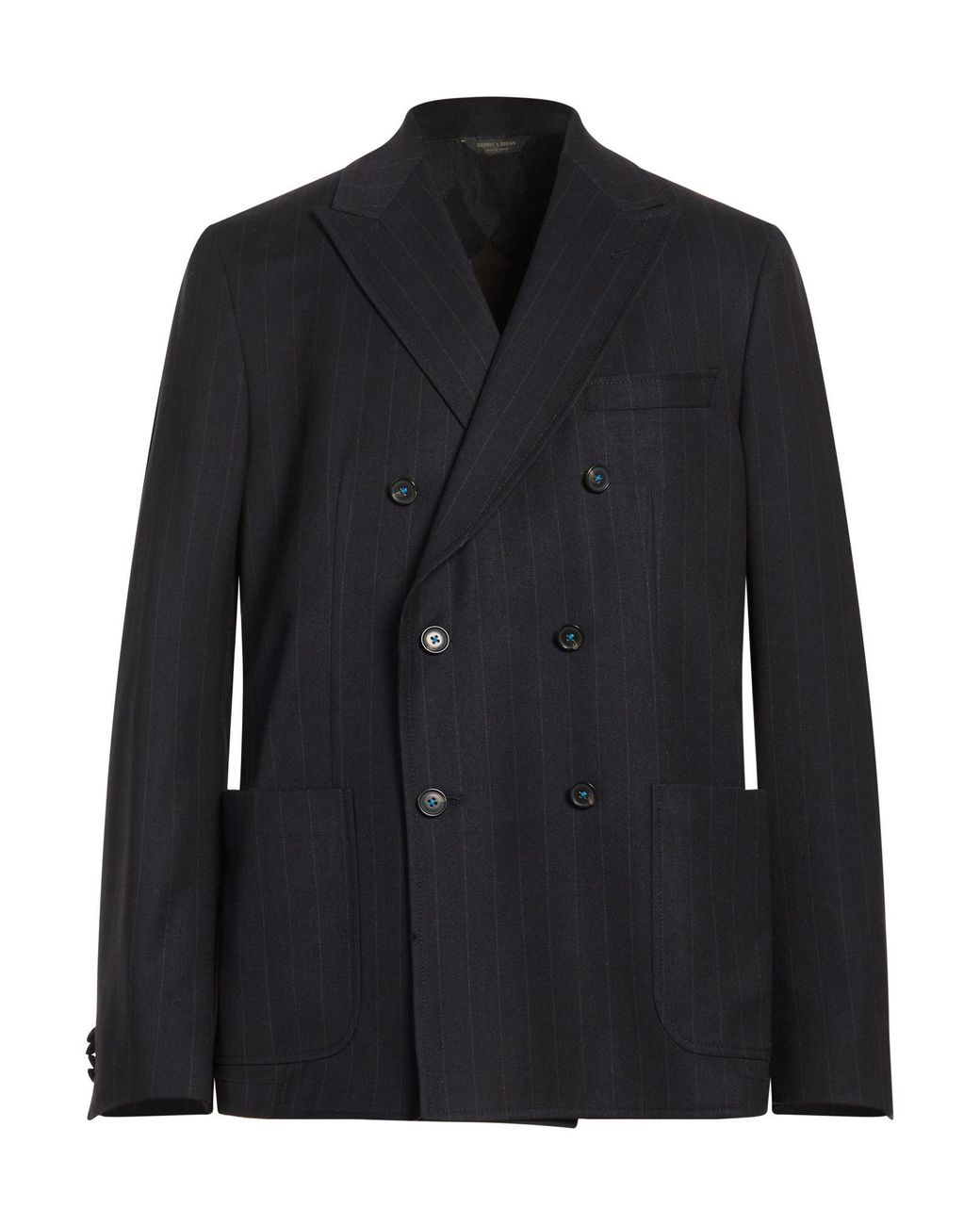 Berry & Brian Black Midnight Blazer Polyester, Viscose, Elastane for men
