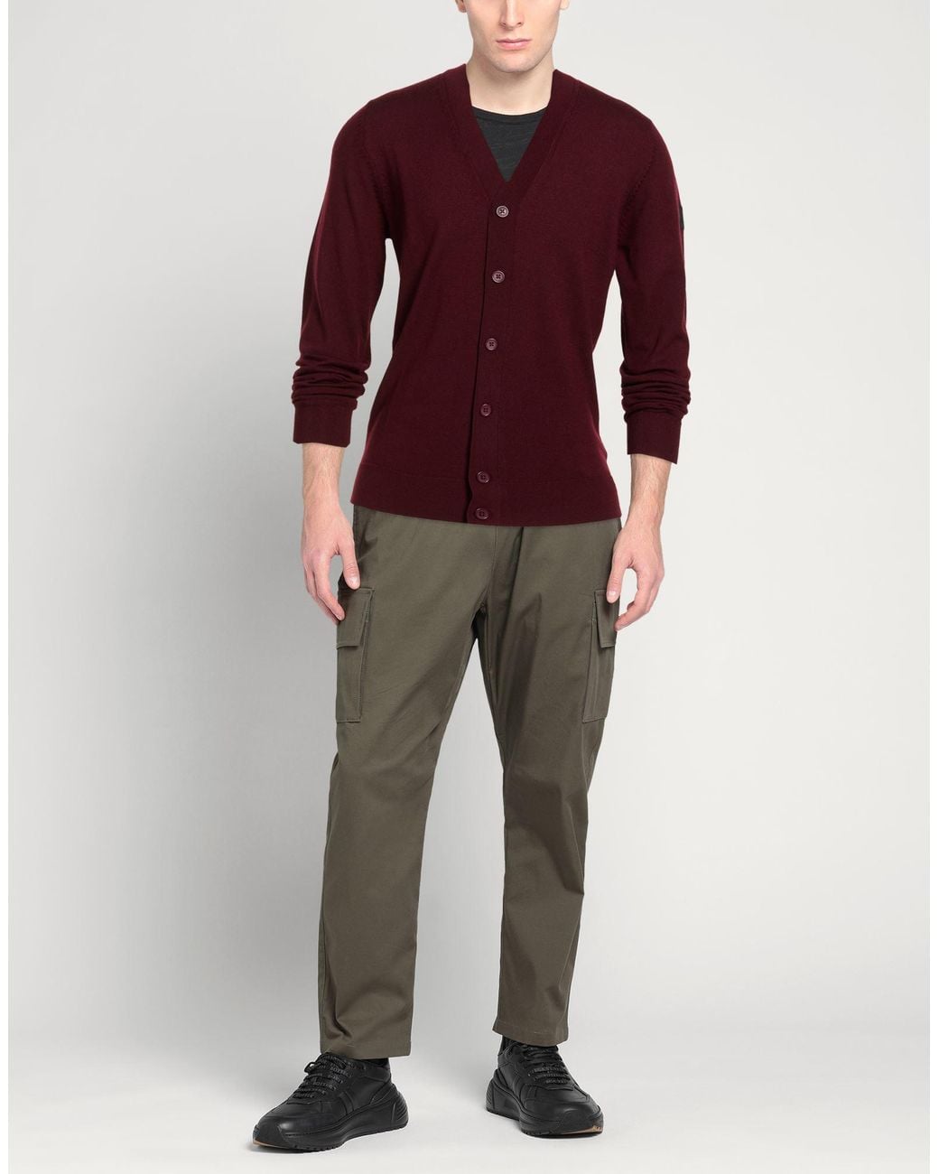 Ice Iceberg Purple Cardigan Wool for men
