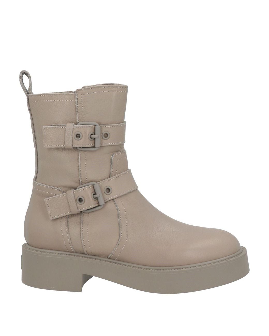 COPENHAGEN Gray Ankle Boots Leather