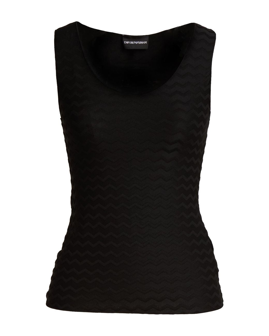 Emporio Armani Black Top Polyamide, Elastane