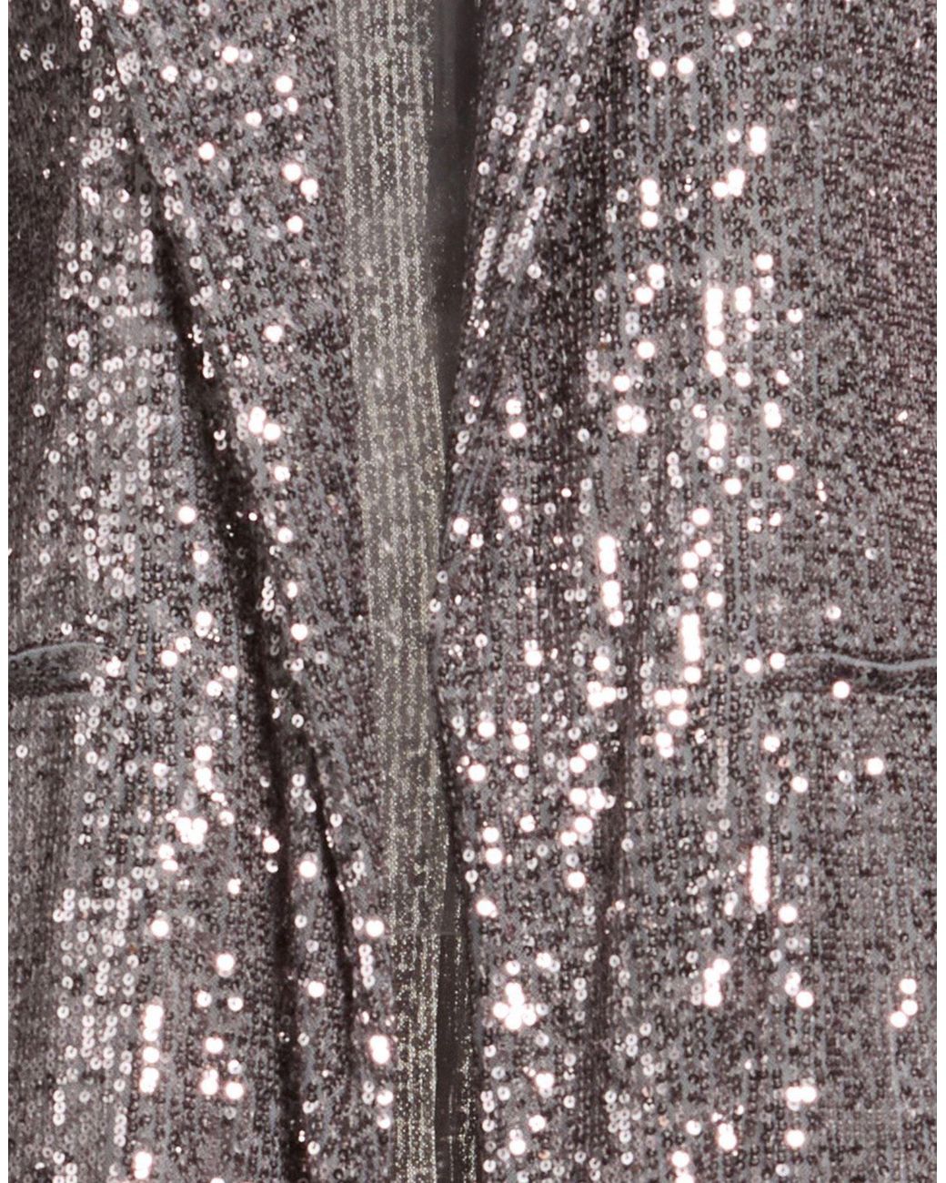 Alessandra Gallo Gray Jacket Polyester, Elastane