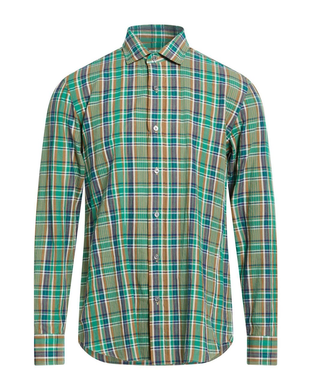 Salvatore Piccolo Green Shirts for men