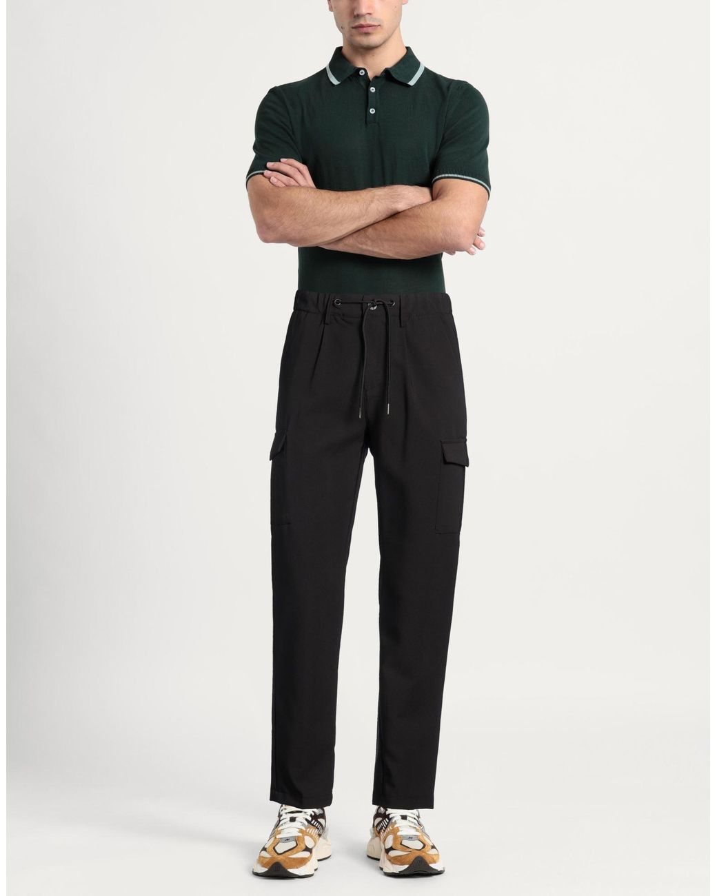 Yes Zee Black Pants for men