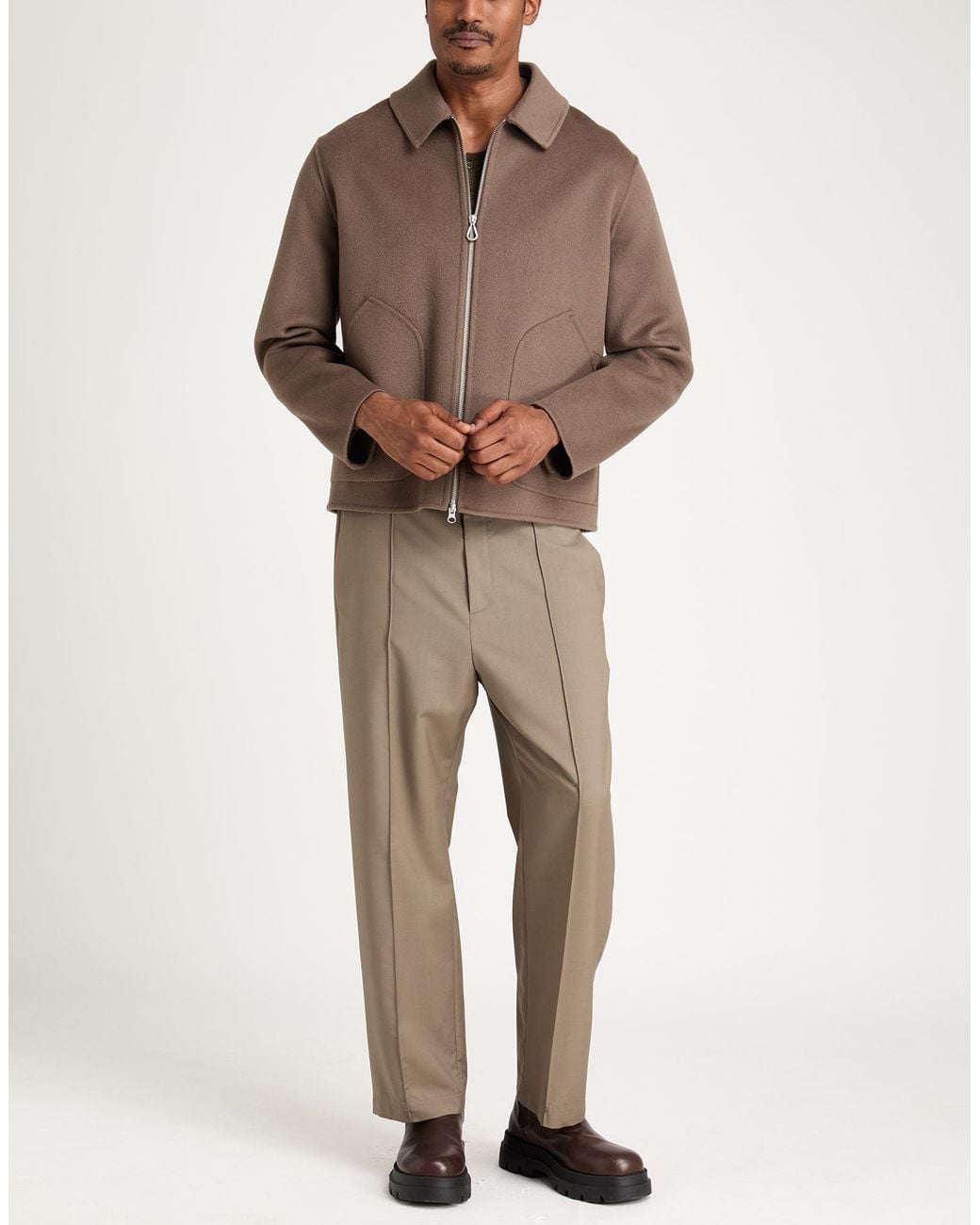 Paltò Brown Coat for men