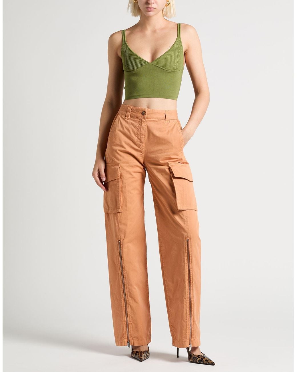 Stella McCartney Orange Pants