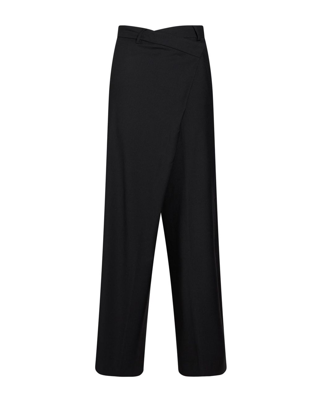 White Sand Black Pants Wool, Polyester, Elastane