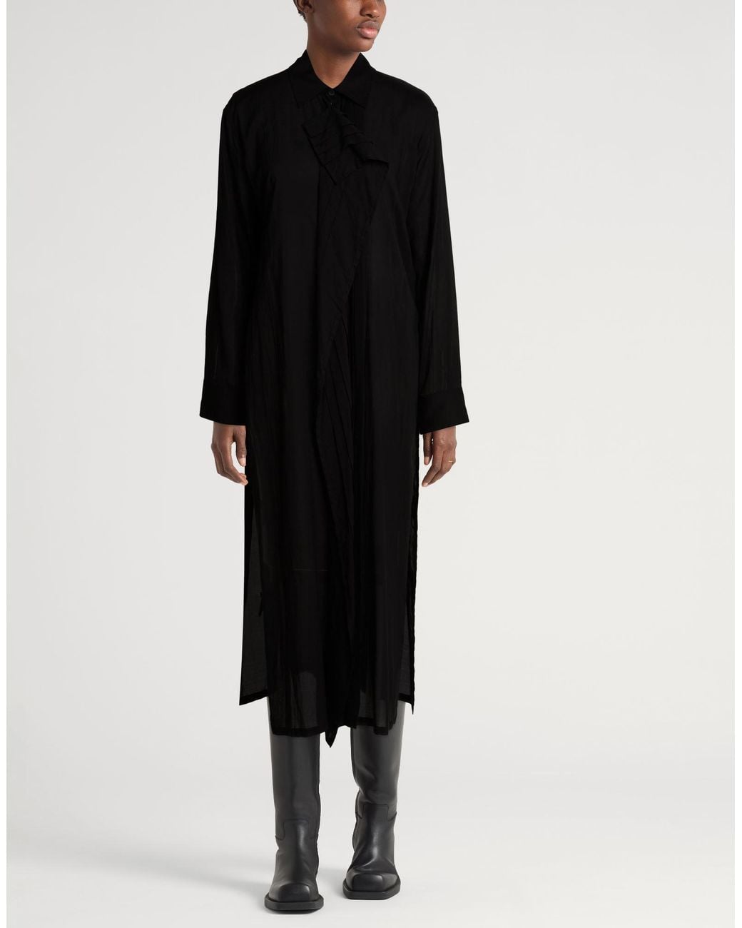 Yohji Yamamoto Black Shirt Cellulose