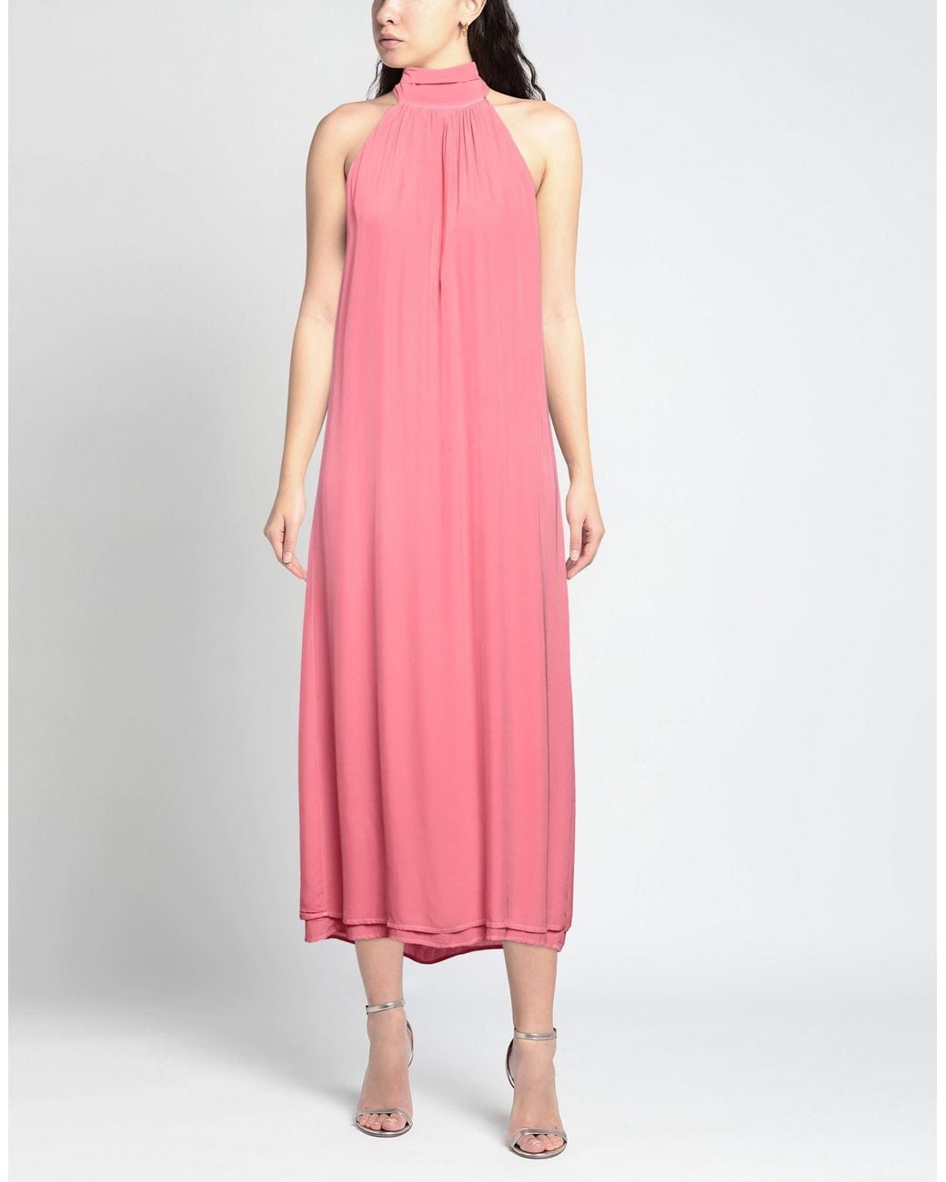 ALESSIA SANTI Pink Midi Dress