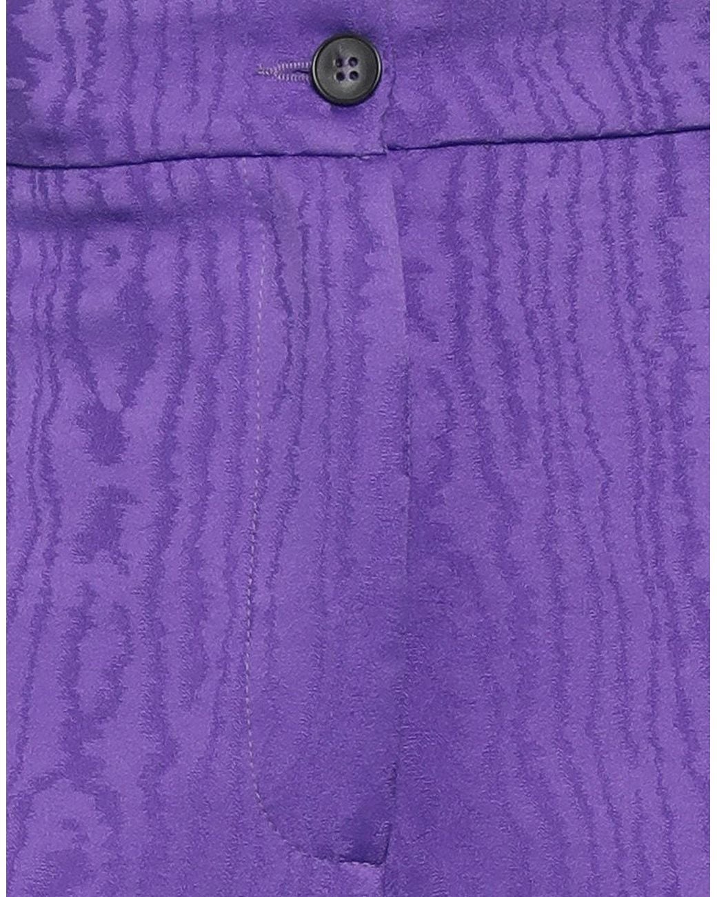 THE M.. Purple Pants Polyester